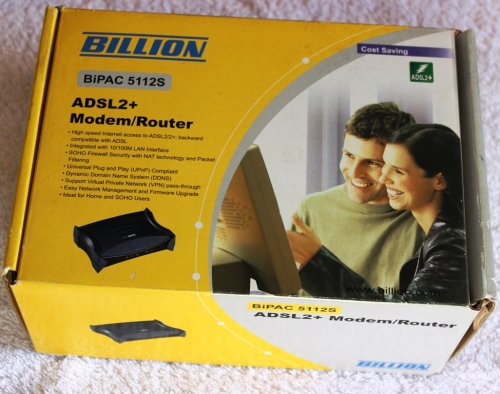 Billion 1 port ADSL2 Modem / Router - BiPAC 5112S (Refurbished)