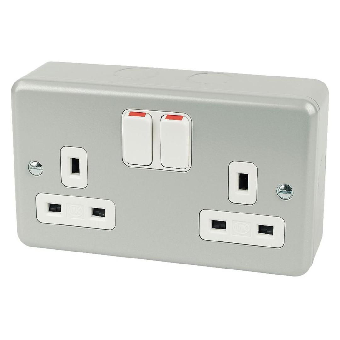  UK Product,13A Double Gang Socket 