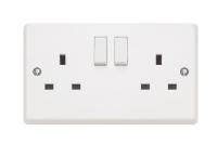 CONTACTUM 2 GANG SOCKET 13A/250V