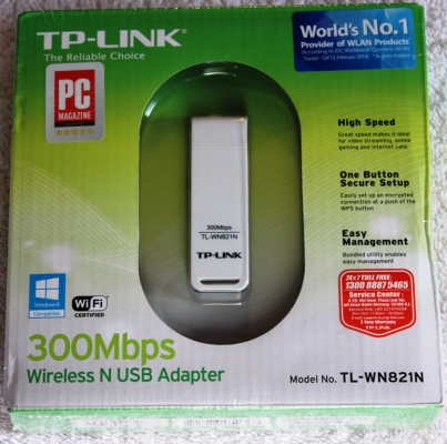 TP-LINK TL-WN821N Network adapter - Hi-Speed USB