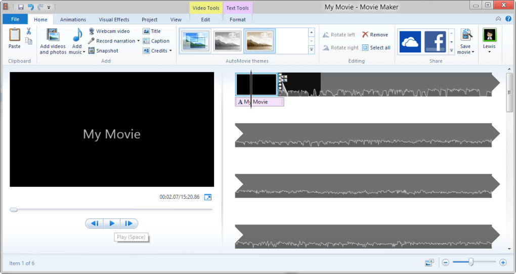 Windows Movie Maker 2016